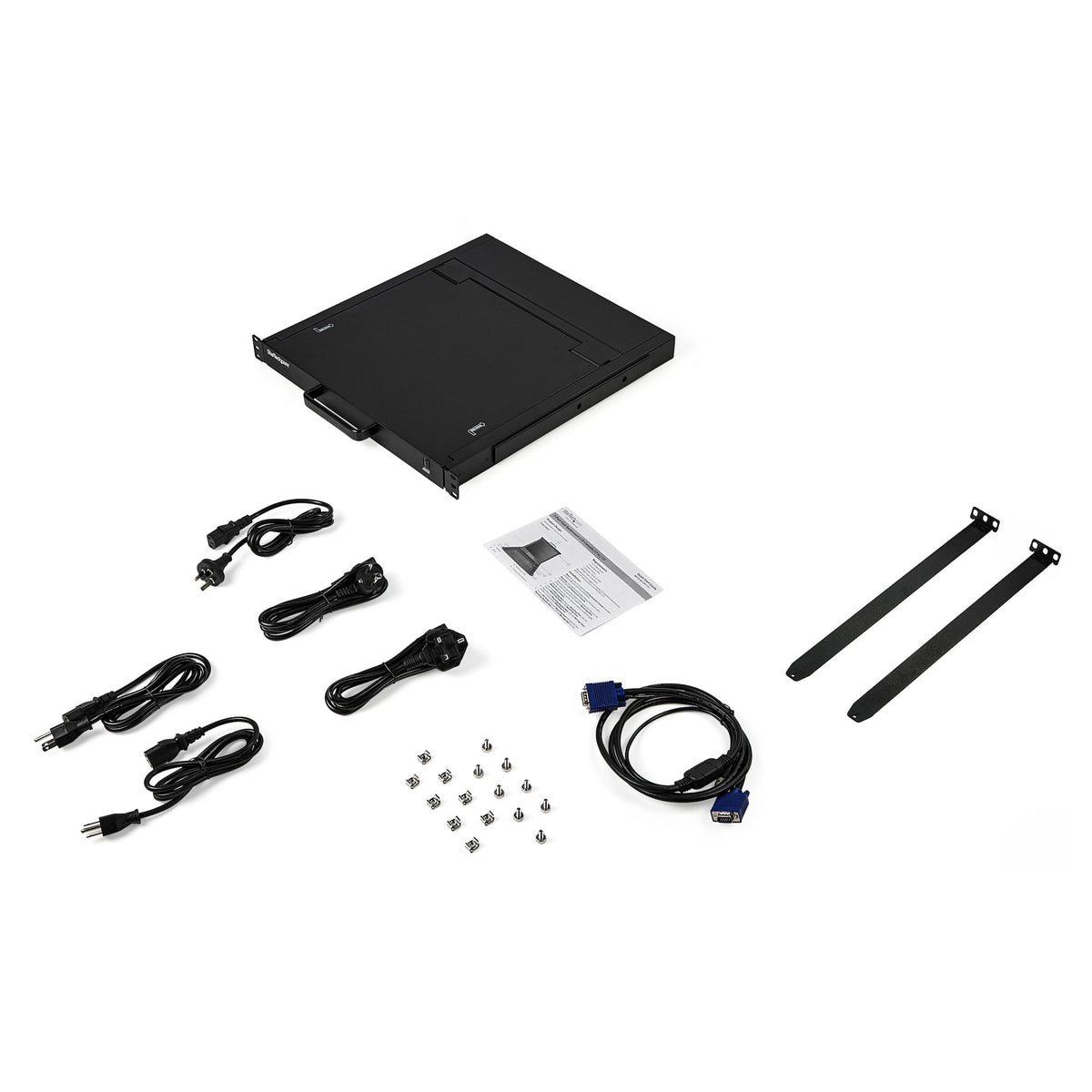 STARTECH rack console 43,2 cm (17") 1280 x 1024 pixels Steel 1U (RKCONS1701) - Cartouches Certifiees