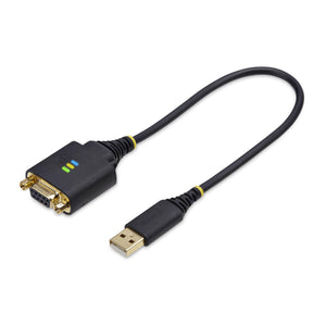 STARTECH serial cable Black 0,3 m USB Type-A DB-9 (1P1FFCN-USB-SERIAL) - Cartouches Certifiees