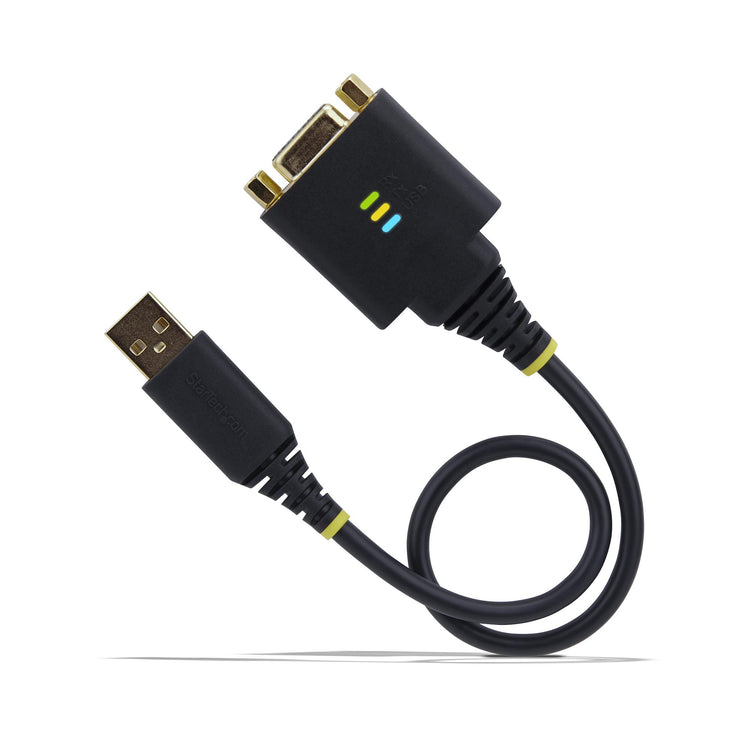 STARTECH serial cable Black 0,3 m USB Type-A DB-9 (1P1FFCN-USB-SERIAL) - Cartouches Certifiees