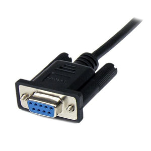 STARTECH serial cable Black 1 m DB-9 (SCNM9FM1MBK) - Cartouches Certifiees