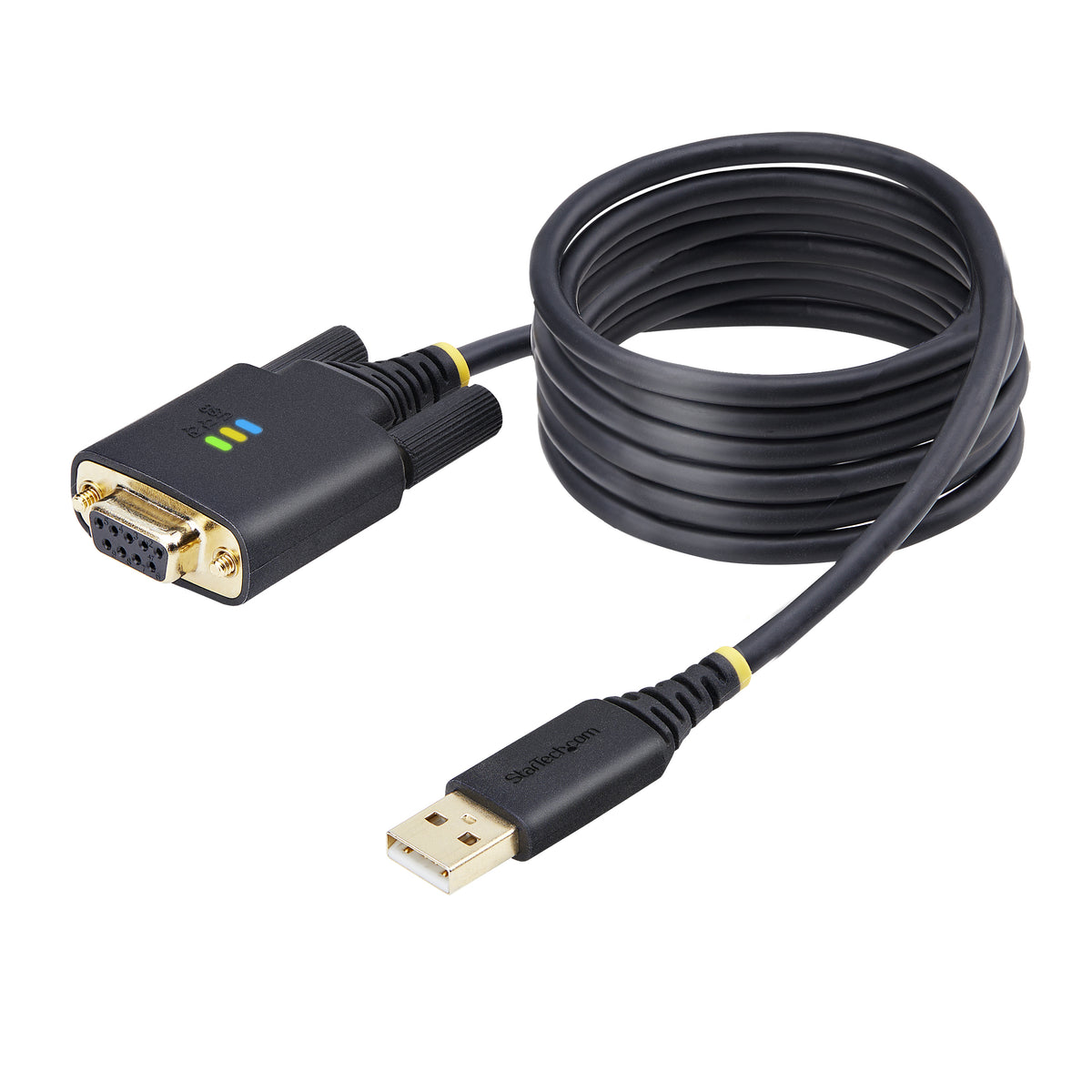 STARTECH serial cable Black 2 m USB Type-A DB-9 (1P6FFCN-USB-SERIAL) - Cartouches Certifiees