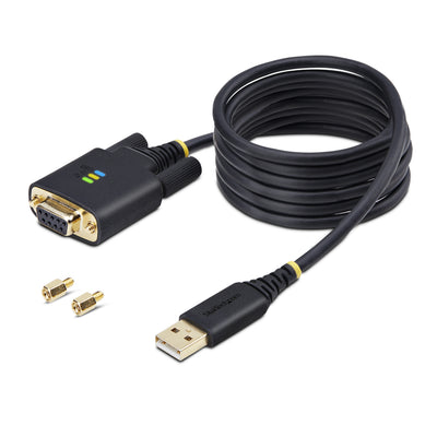 STARTECH serial cable Black 2 m USB Type-A DB-9 (1P6FFCN-USB-SERIAL) - Cartouches Certifiees