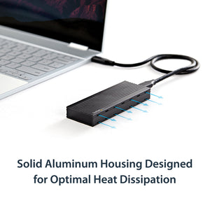 STARTECH storage drive enclosure SSD enclosure Black M.2 (M2E1BMU31C) - Cartouches Certifiees