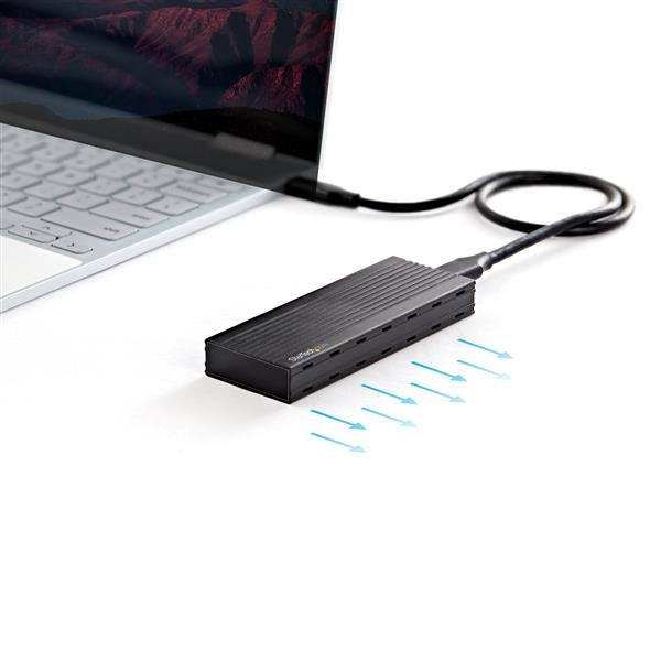 STARTECH storage drive enclosure SSD enclosure Black M.2 (M2E1BMU31C) - Cartouches Certifiees