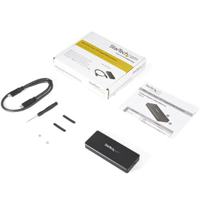 STARTECH storage drive enclosure SSD enclosure Black M.2 (M2E1BRU31C) - Cartouches Certifiees