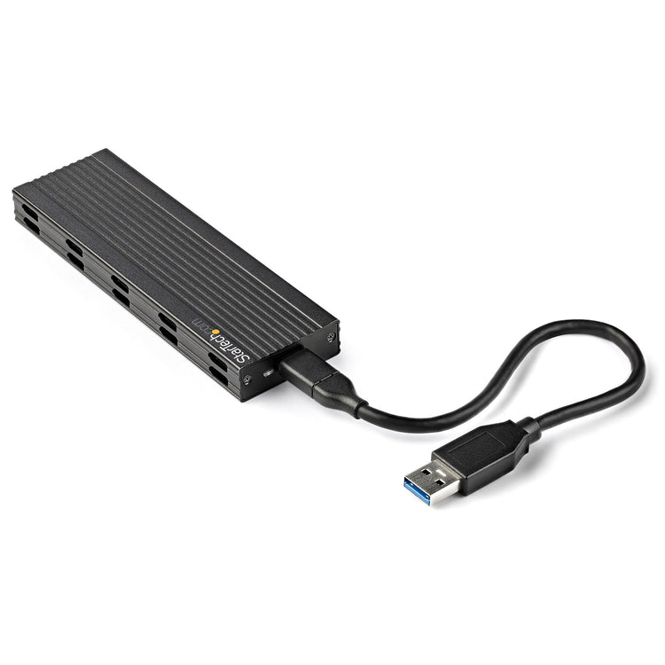 STARTECH storage drive enclosure SSD enclosure Black M.2 (SM2E1BMU31C) - Cartouches Certifiees