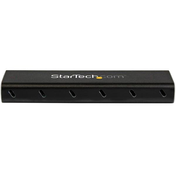 STARTECH storage drive enclosure SSD enclosure Black, Silver M.2 (SM21BMU31C3) - Cartouches Certifiees