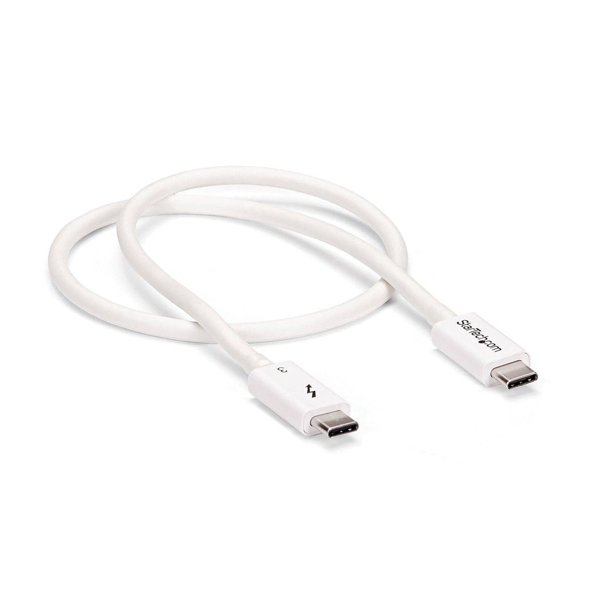 STARTECH Thunderbolt cable 0,5 m 40 Gbit/s White (TBLT34MM50CW) - Cartouches Certifiees