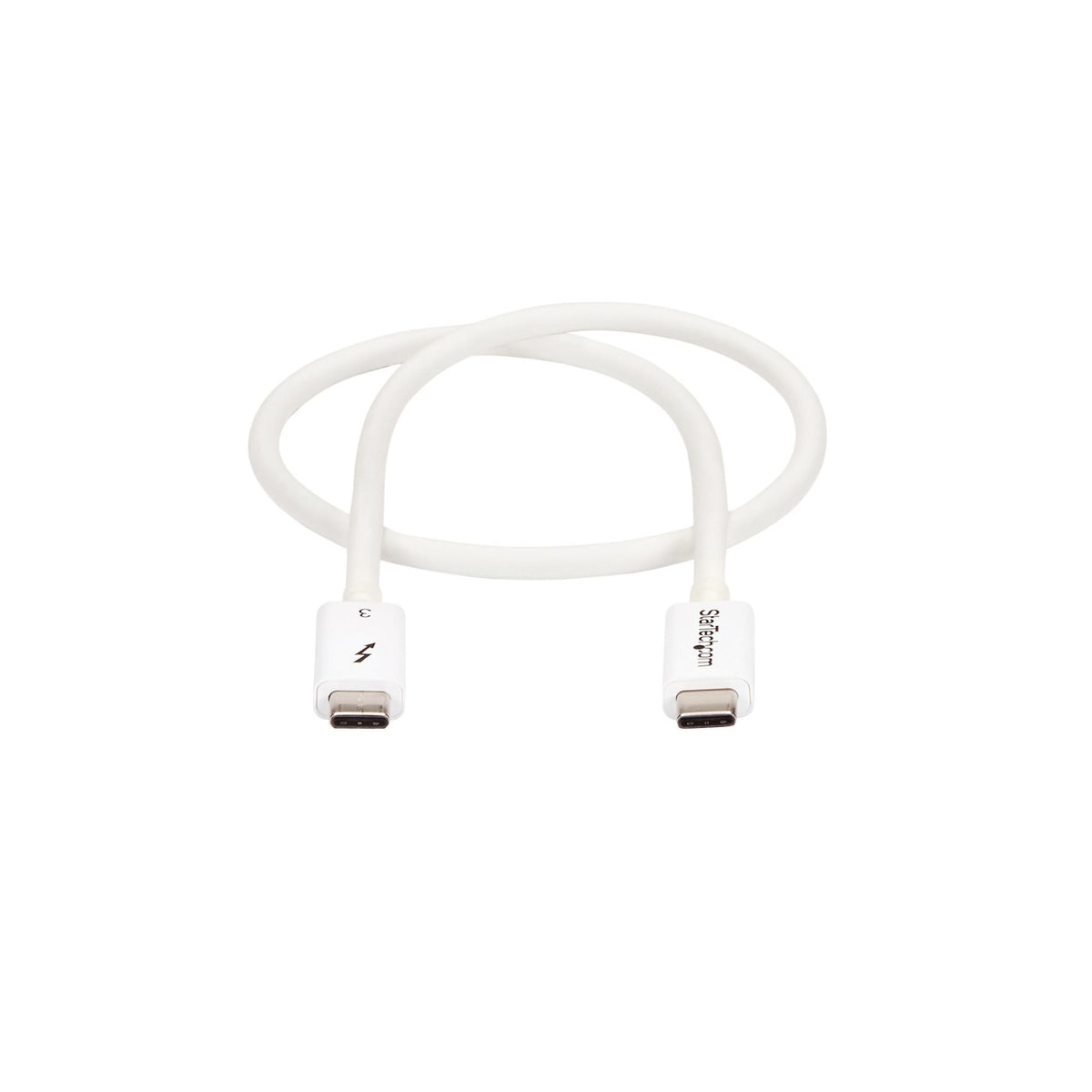 STARTECH Thunderbolt cable 0,5 m 40 Gbit/s White (TBLT34MM50CW) - Cartouches Certifiees