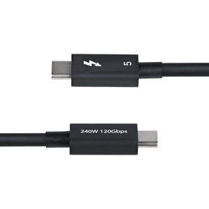 STARTECH Thunderbolt cable 1 m 80 Gbit/s Black (TBLT5MM1M240W) - Cartouches Certifiees