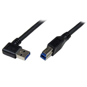 STARTECH USB 3.0A - USB 3.0B, 1m USB cable USB 3.2 Gen 1 (3.1 Gen 1) USB A Micro-USB B 5 Gbit/s Black (USB3SAB1MRA) - Cartouches Certifiees