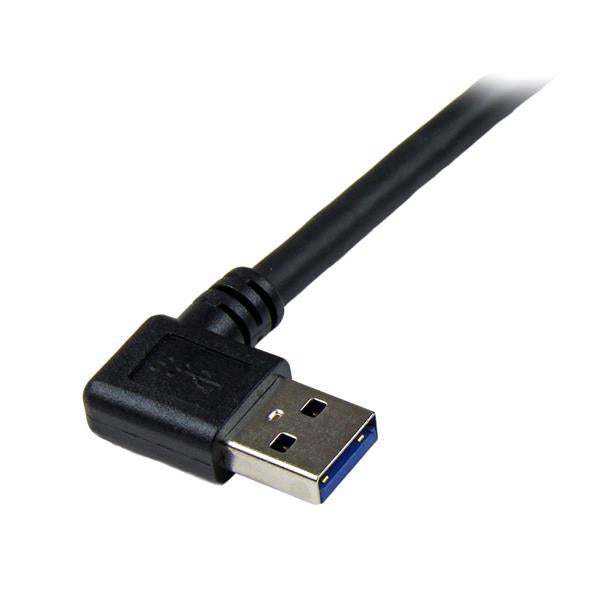 STARTECH USB 3.0A - USB 3.0B, 1m USB cable USB 3.2 Gen 1 (3.1 Gen 1) USB A Micro-USB B 5 Gbit/s Black (USB3SAB1MRA) - Cartouches Certifiees