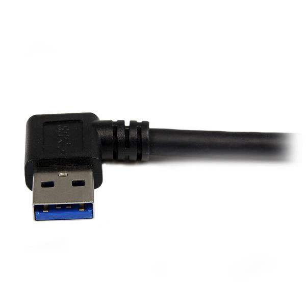 STARTECH USB 3.0A - USB 3.0B, 1m USB cable USB 3.2 Gen 1 (3.1 Gen 1) USB A Micro-USB B 5 Gbit/s Black (USB3SAB1MRA) - Cartouches Certifiees