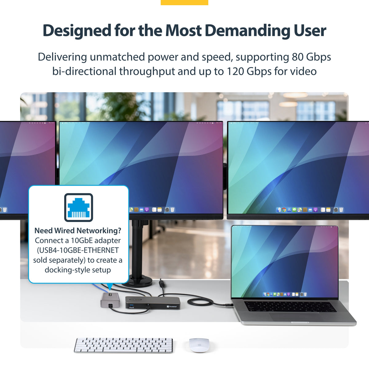 STARTECH USB-C/USB-A TO M.2 NVME DOCK ADAPTER SUPPORTS UP TO 10GBPS; DRIVERLESS SETUP FOR (1USB3-NVME-DOCK) - Cartouches Certifiees