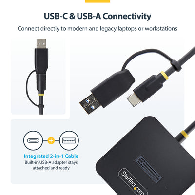 STARTECH USB-C/USB-A TO M.2 NVME DOCK ADAPTER SUPPORTS UP TO 10GBPS; DRIVERLESS SETUP FOR (1USB3-NVME-DOCK) - Cartouches Certifiees