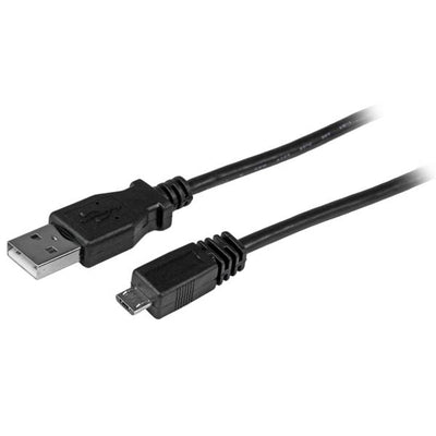 STARTECH USB cable USB 2.0 0,3 m USB A Micro-USB B 0,48 Gbit/s Black (UUSBHAUB1) - Cartouches Certifiees