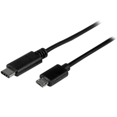 STARTECH USB cable USB 2.0 0,5 m USB C Micro-USB B 0,48 Gbit/s Black (USB2CUB50CM) - Cartouches Certifiees