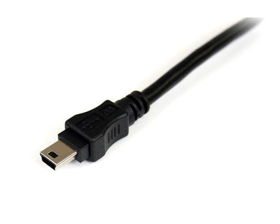 STARTECH USB cable USB 2.0 0,9 m Mini-USB B 2 x USB A 0,48 Gbit/s Black (USB2HABMY3) - Cartouches Certifiees