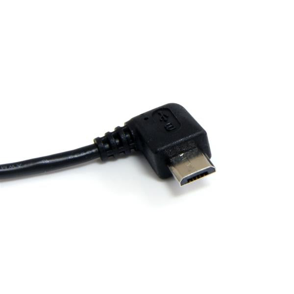 STARTECH USB cable USB 2.0 0,9 m USB A Micro-USB B 0,48 Gbit/s Black (UUSBHAUB3RA) - Cartouches Certifiees