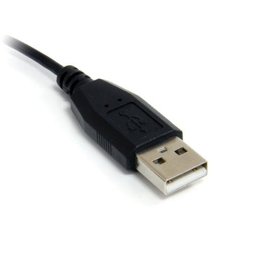 STARTECH USB cable USB 2.0 0,9 m USB A Micro-USB B 0,48 Gbit/s Black (UUSBHAUB3RA) - Cartouches Certifiees