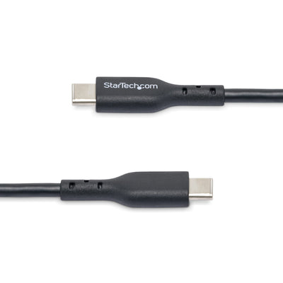 STARTECH USB cable USB 2.0 0,9 m USB C 0,48 Gbit/s 60 W Black (USB2CC3FBKE) - Cartouches Certifiees
