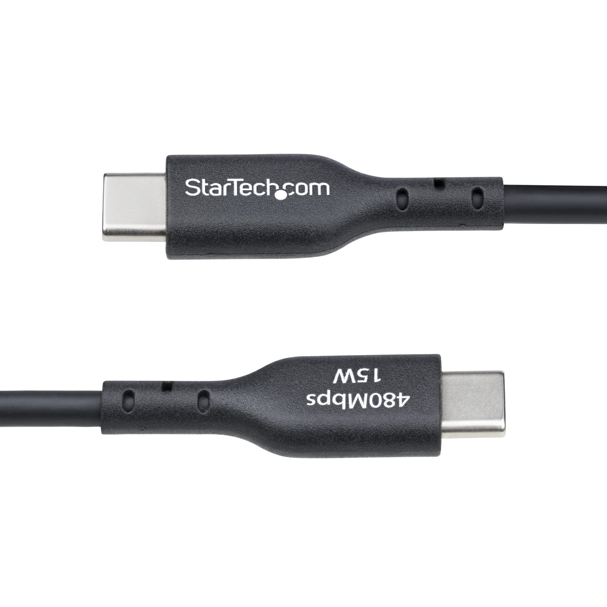 STARTECH USB cable USB 2.0 1,8 m USB A USB C 0,48 Gbit/s Black (USB2AC6FBKE) - Cartouches Certifiees