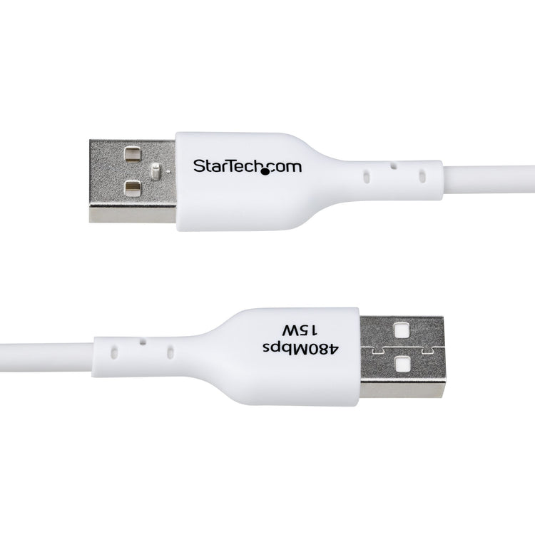 STARTECH USB cable USB 2.0 1,8 m USB A USB C 0,48 Gbit/s White (USB2AC6FWHE) - Cartouches Certifiees