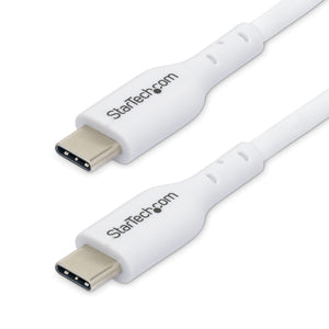 STARTECH USB cable USB 2.0 1,8 m USB C 0,48 Gbit/s 60 W White (USB2CC6FWHE) - Cartouches Certifiees