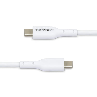 STARTECH USB cable USB 2.0 1 m USB C 0,48 Gbit/s 60 W White (USB2CC1MNCWHE) - Cartouches Certifiees