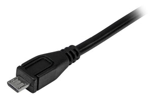 STARTECH USB cable USB 2.0 1 m USB C Micro-USB B 0,48 Gbit/s Black (USB2CUB1M) - Cartouches Certifiees