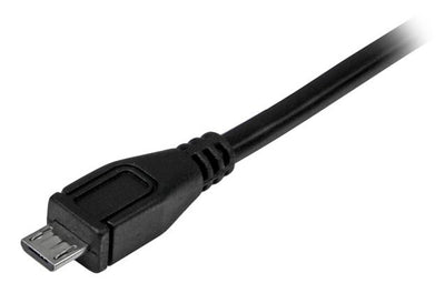 STARTECH USB cable USB 2.0 1 m USB C Micro-USB B 0,48 Gbit/s Black (USB2CUB1M) - Cartouches Certifiees