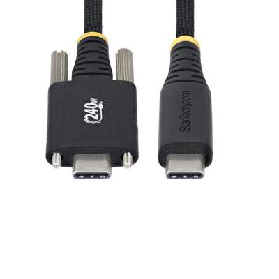 STARTECH USB cable USB 2.0 2 m USB C 0,48 Gbit/s 240 W Black (S2CEPR2M-USBSL-CABLE) - Cartouches Certifiees