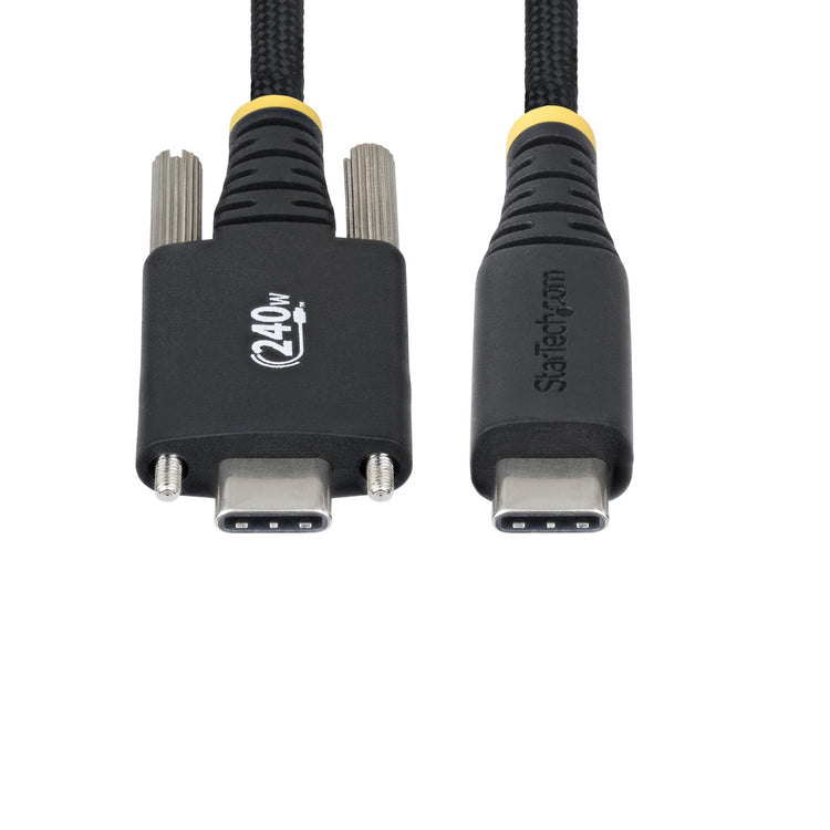 STARTECH USB cable USB 2.0 2 m USB C 0,48 Gbit/s 240 W Black (S2CEPR2M-USBSL-CABLE) - Cartouches Certifiees