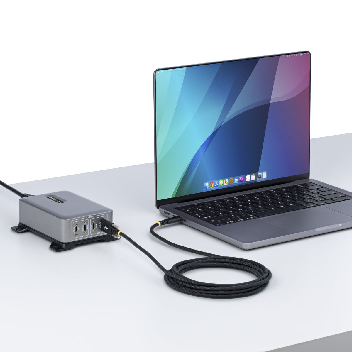 STARTECH USB cable USB 2.0 2 m USB C 0,48 Gbit/s 240 W Black (S2CEPR2M-USBSL-CABLE) - Cartouches Certifiees
