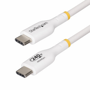 STARTECH USB cable USB 2.0 3,1 m USB C 0,48 Gbit/s 240 W White (USB2EPR10FW) - Cartouches Certifiees