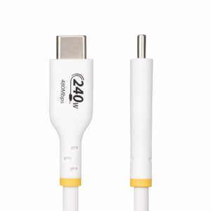 STARTECH USB cable USB 2.0 3,1 m USB C 0,48 Gbit/s 240 W White (USB2EPR10FW) - Cartouches Certifiees