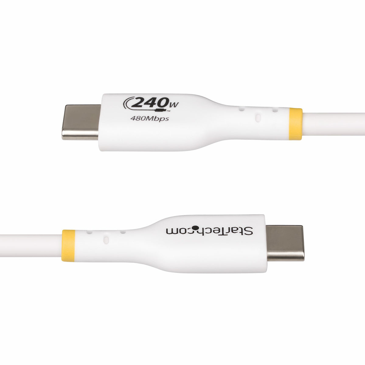 STARTECH USB cable USB 2.0 3,1 m USB C 0,48 Gbit/s 240 W White (USB2EPR10FW) - Cartouches Certifiees