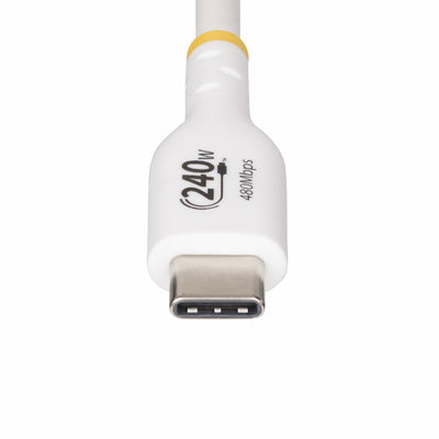 STARTECH USB cable USB 2.0 3,1 m USB C 0,48 Gbit/s 240 W White (USB2EPR10FW) - Cartouches Certifiees