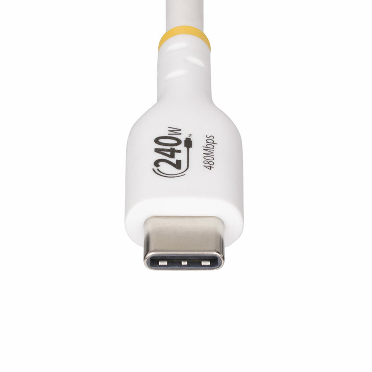 STARTECH USB cable USB 2.0 3,1 m USB C 0,48 Gbit/s 240 W White (USB2EPR10FW) - Cartouches Certifiees