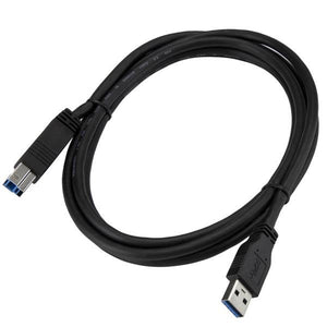 STARTECH USB cable USB 3.2 Gen 1 (3.1 Gen 1) 2 m USB A USB B 5 Gbit/s Black (USB3CAB2M) - Cartouches Certifiees