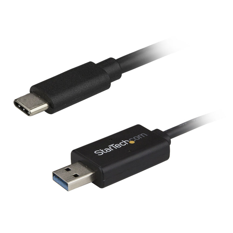 STARTECH USB cable USB 3.2 Gen 1 (3.1 Gen 1) 2 m USB A USB C 5 Gbit/s Black (USBC3LINK) - Cartouches Certifiees