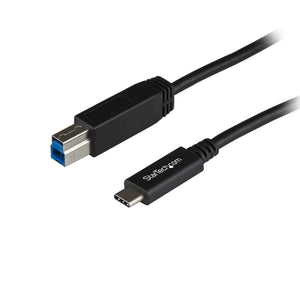STARTECH USB cable USB 3.2 Gen 2 (3.1 Gen 2) 1 m USB C USB B 10 Gbit/s Black (USB31CB1M) - Cartouches Certifiees