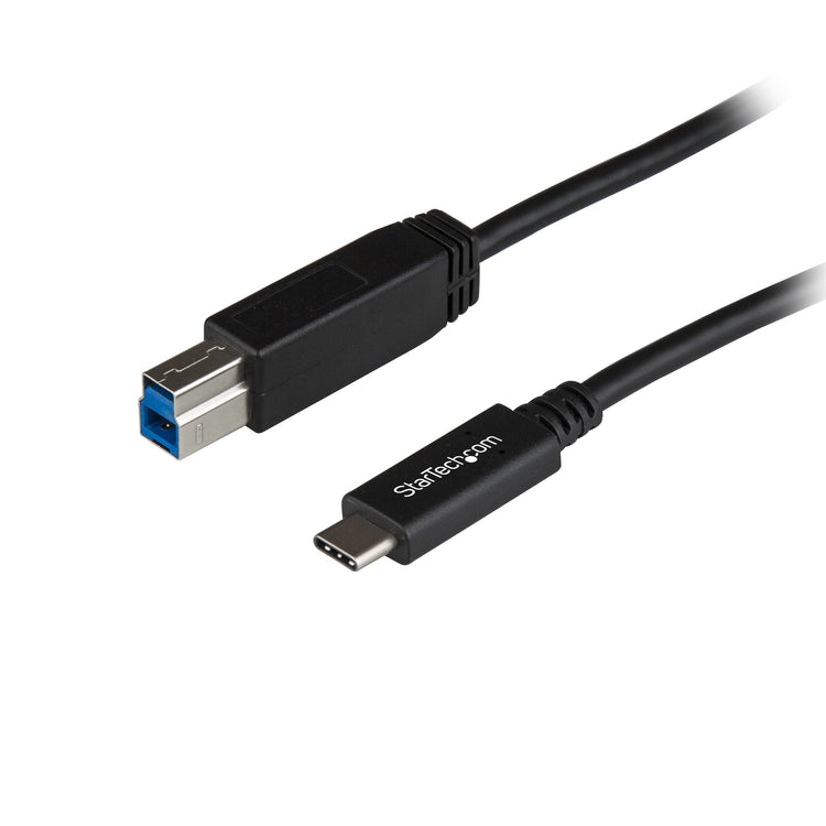 STARTECH USB cable USB 3.2 Gen 2 (3.1 Gen 2) 1 m USB C USB B 10 Gbit/s Black (USB31CB1M) - Cartouches Certifiees