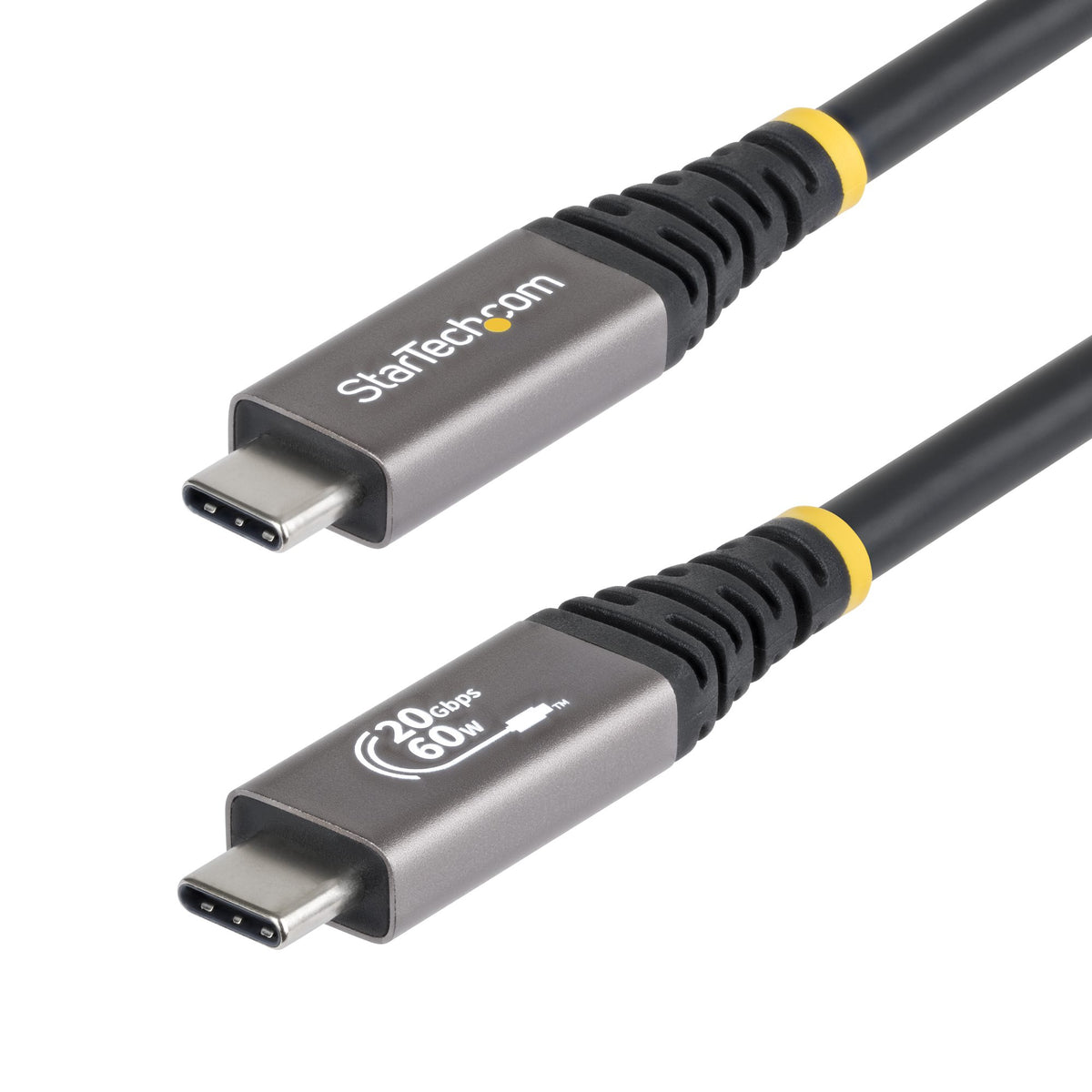 STARTECH USB cable USB4 Gen 3x2 3 m USB C 20 Gbit/s 60 W Black (CC10FT20GUSB4CX) - Cartouches Certifiees