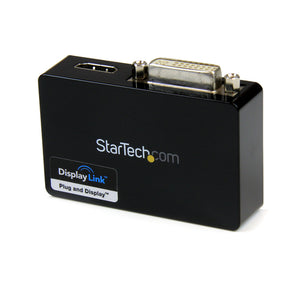STARTECH USB graphics adapter 2048 x 1152 pixels Black (USB32HDDVII) - Cartouches Certifiees