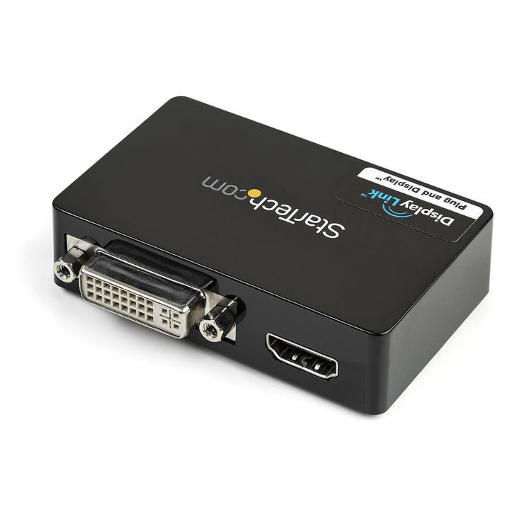 STARTECH USB graphics adapter 2048 x 1152 pixels Black (USB32HDDVII) - Cartouches Certifiees
