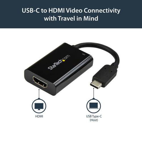 STARTECH USB graphics adapter 3840 x 2160 pixels Black (CDP2HDUCP) - Cartouches Certifiees