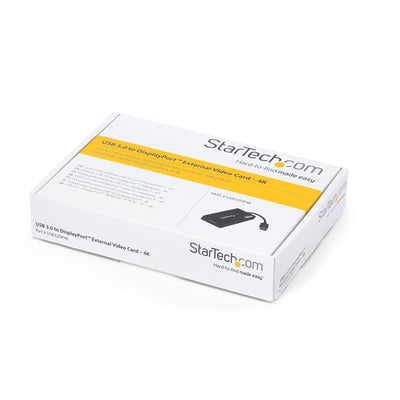 STARTECH USB graphics adapter 3840 x 2160 pixels Black (USB32DP4K) - Cartouches Certifiees