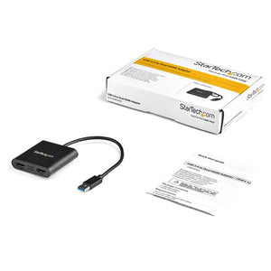 STARTECH USB graphics adapter 3840 x 2160 pixels Black (USB32HD2) - Cartouches Certifiees