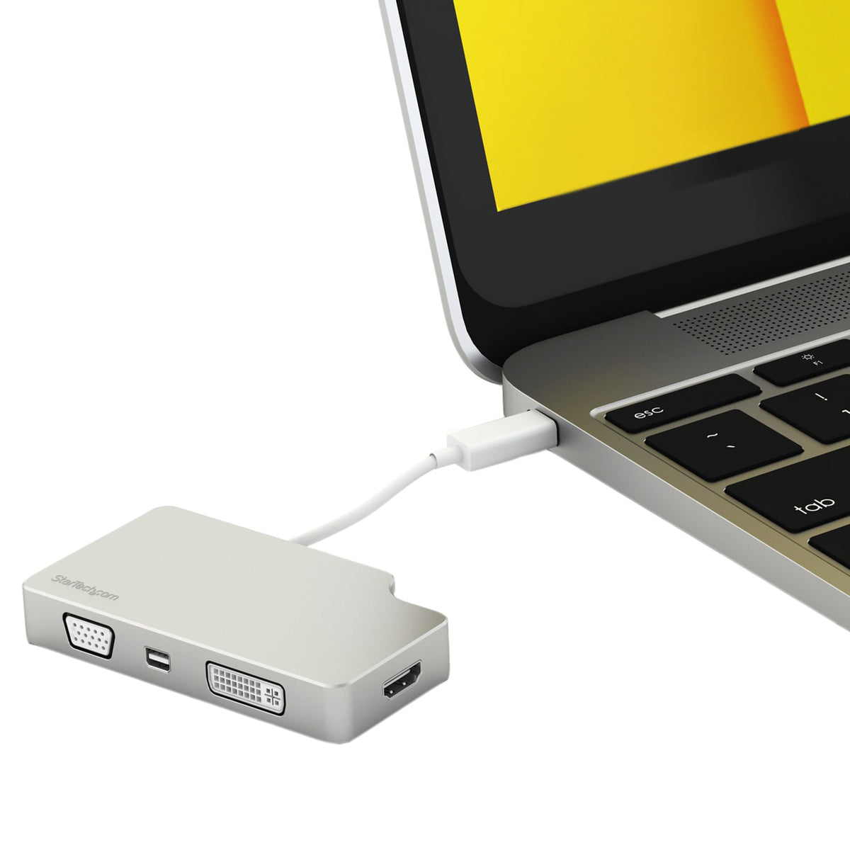 STARTECH USB graphics adapter 3840 x 2160 pixels Silver (CDPVGDVHDMDP) - Cartouches Certifiees